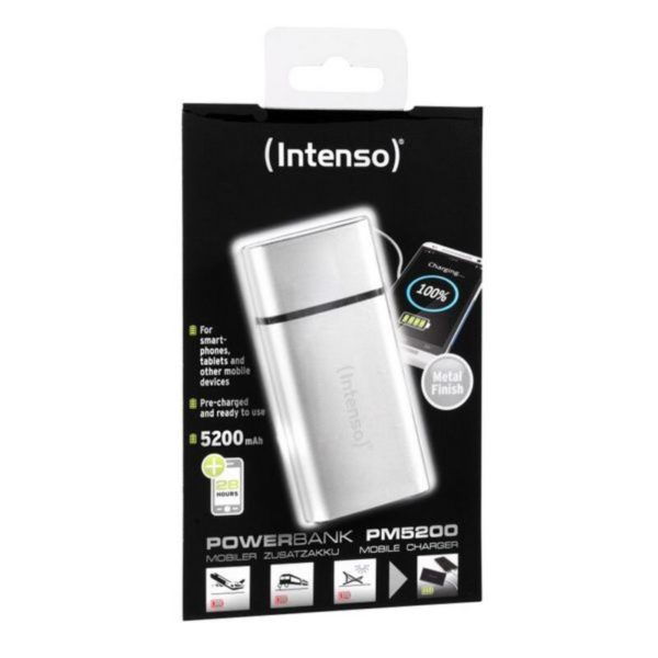 Power Bank INTENSO AATBPT0138 5200 mAh Silver - Image 3